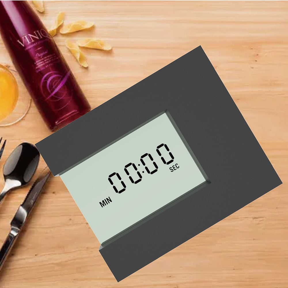 Dark Grey Electronic Desk Alarm clock - Orchid Unique