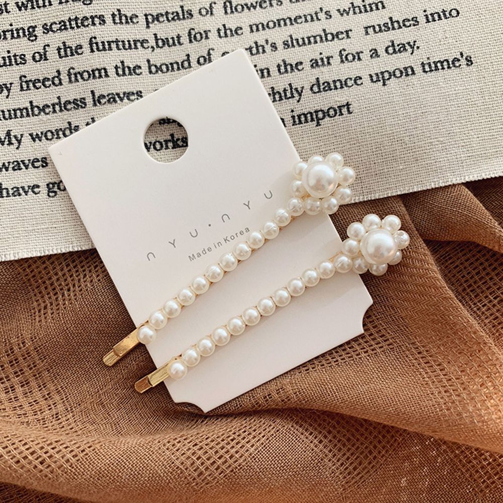 Pearl Metal Hairclips - Orchid Unique