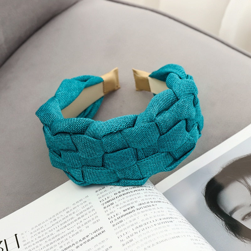 Color Fabric Casual Headband - Orchid Unique