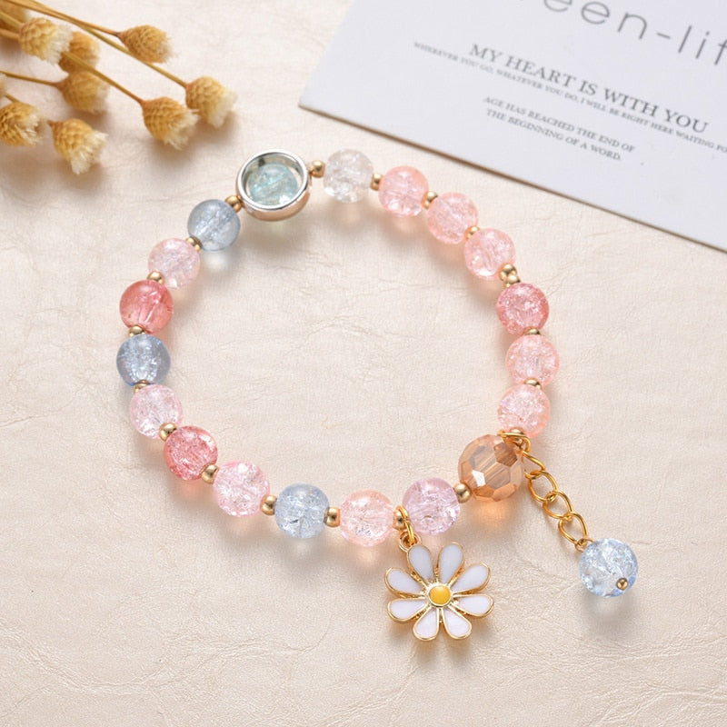 Cute beads Bracelet - Orchid Unique