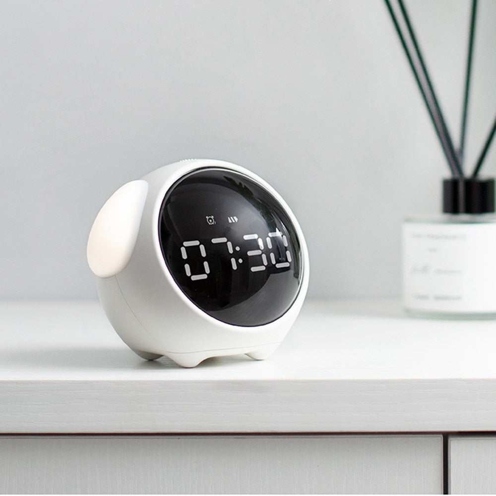 Cute Expression Alarm Clock - Orchid Unique