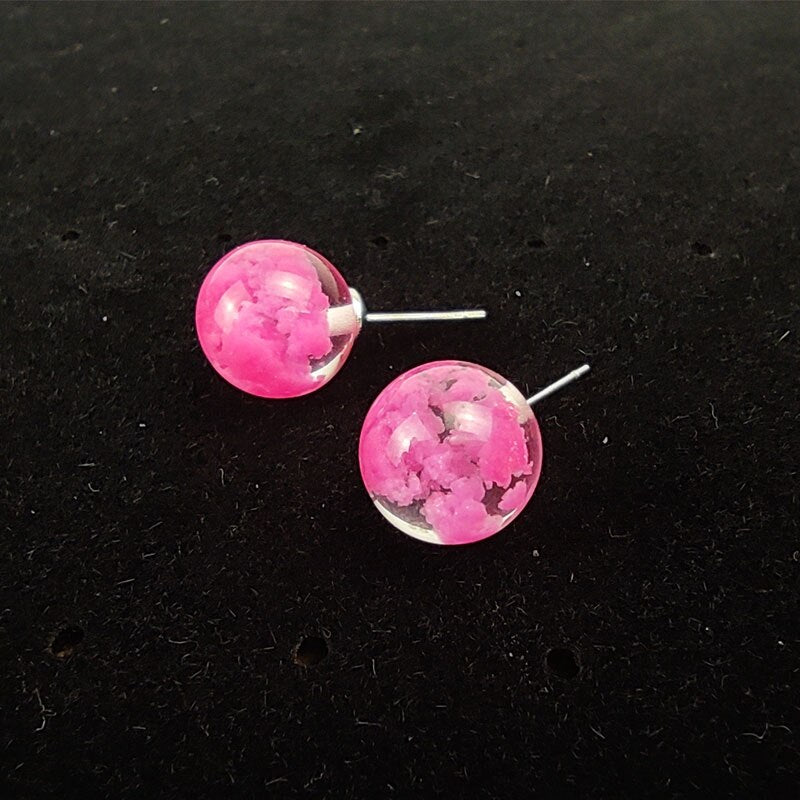 Chic Transparent Pendant Earrings - Orchid Unique