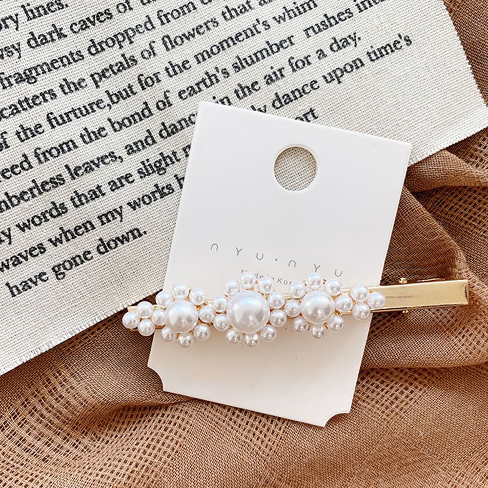Pearl Metal Hairclips - Orchid Unique