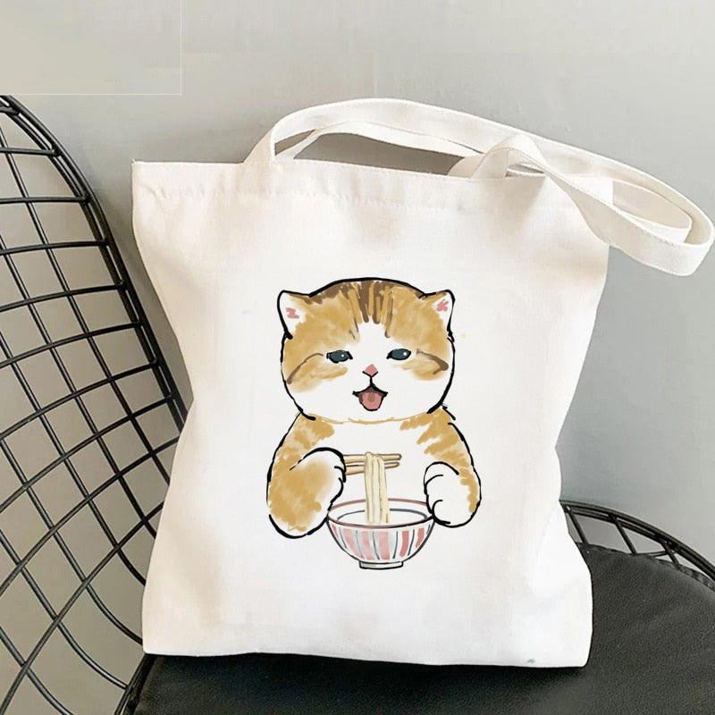 Cat Shark Shopping Bag - Orchid Unique