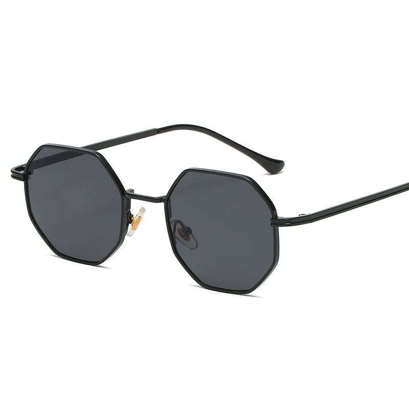 Vintage Octagon Metal Sunglasses - Orchid Unique