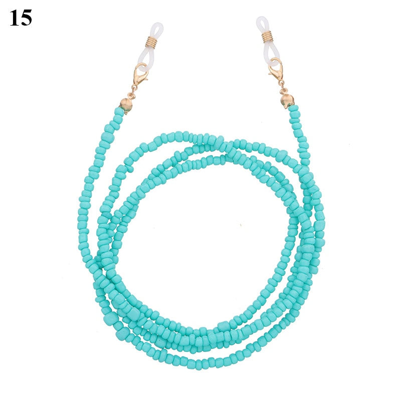 Bohemian Colored Glasses Chains - Orchid Unique