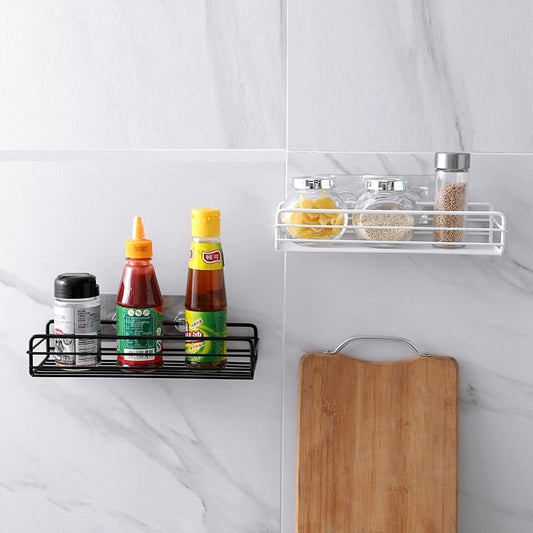 Wrought iron bathroom shelf wall - Orchid Unique