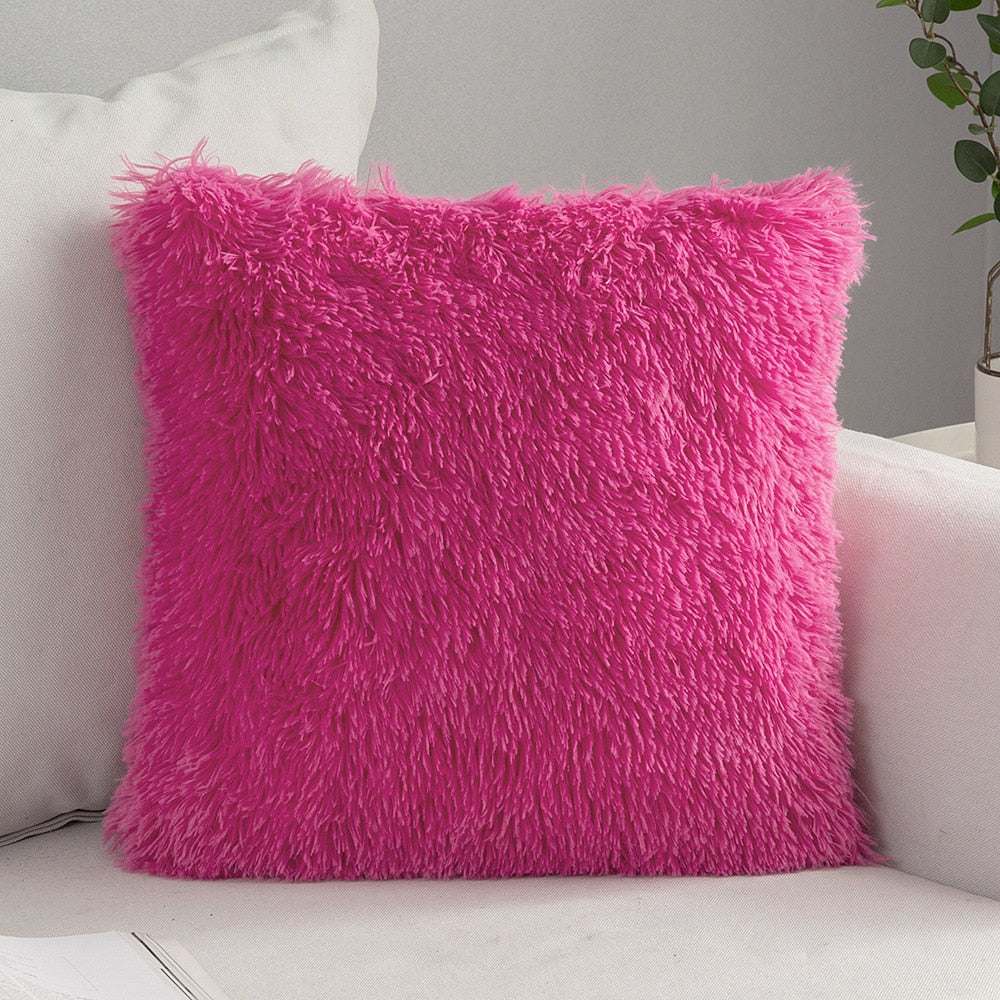 Soft Fluffy Cushion Cover - Orchid Unique