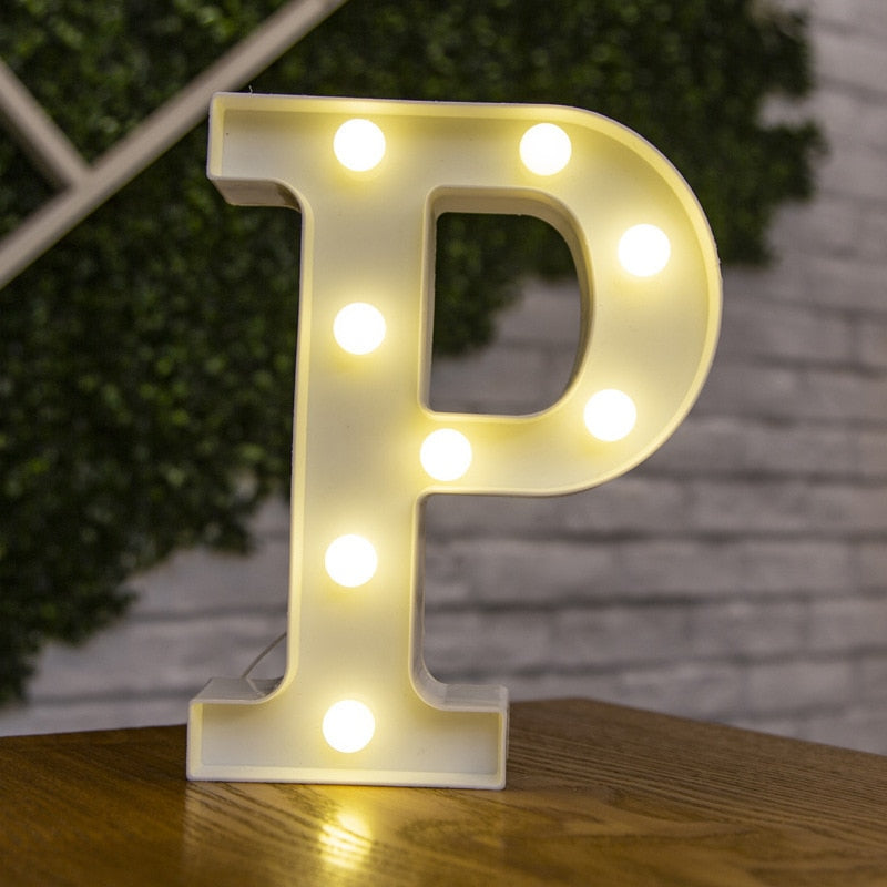 Luxury Alphabet Letter LED Lights - Orchid Unique