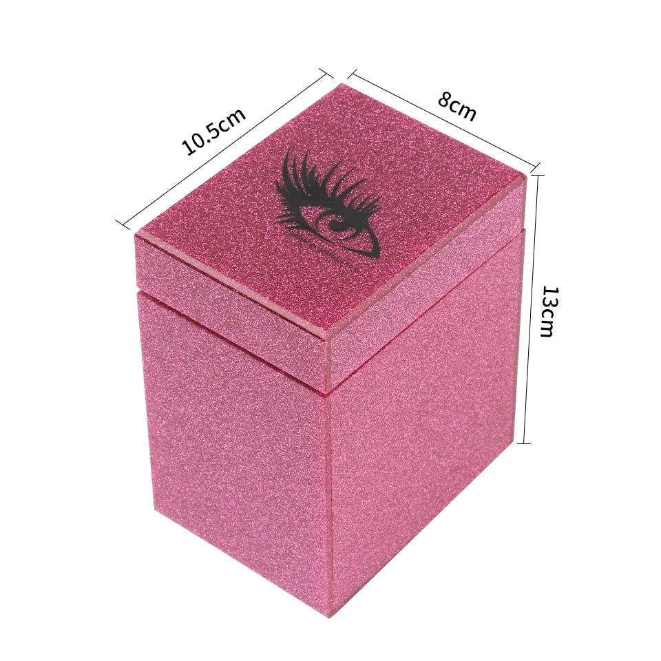 Acrylic Eyelash Extension Storage Box - Orchid Unique