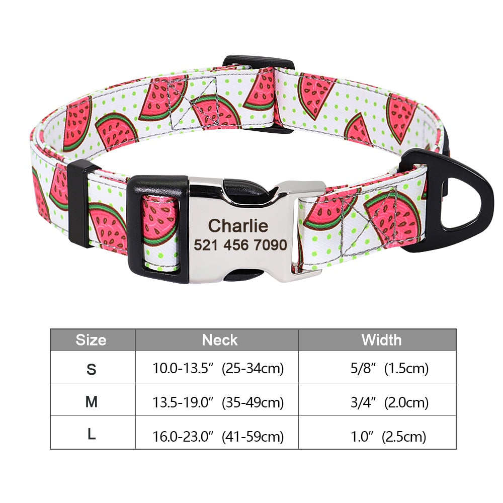 Personalized Dog Accessories Collar - Orchid Unique