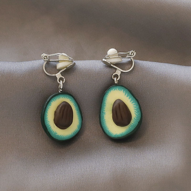 Cute Handmade pearl clip on Earrings - Orchid Unique