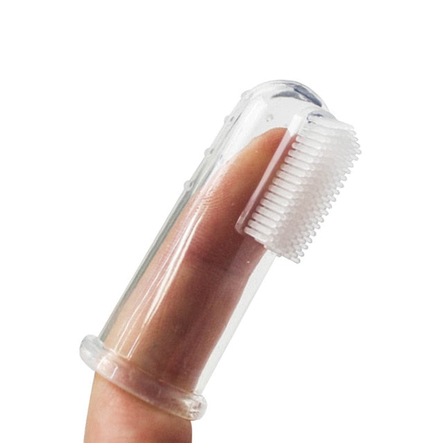 Soft Pet Finger Toothbrush - Orchid Unique