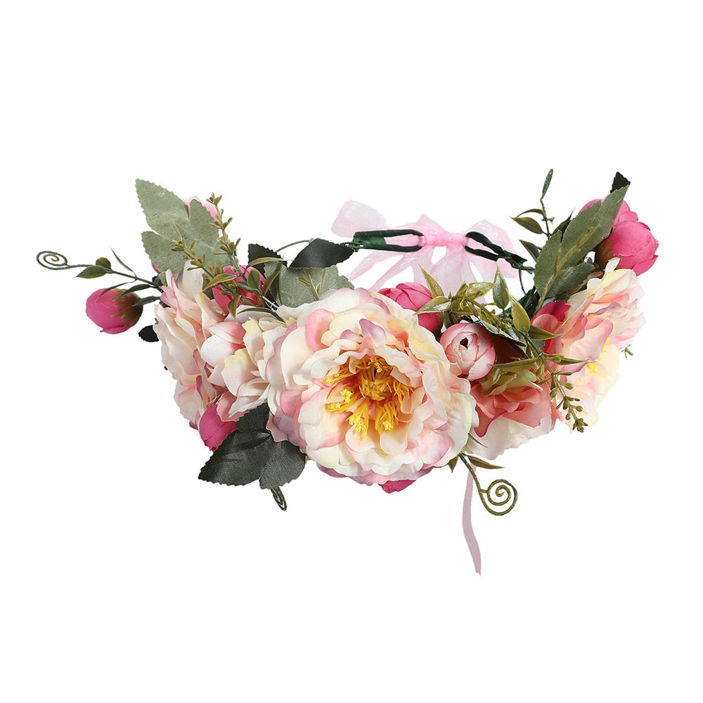Molans Spring Bohemian Flower Crowns - Orchid Unique