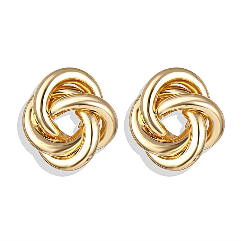 TRENDY Big Circle Round Hoop Earrings - Orchid Unique