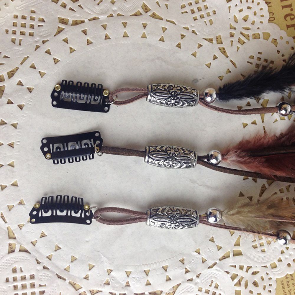 Fashionable Boho Feather Headband - Orchid Unique