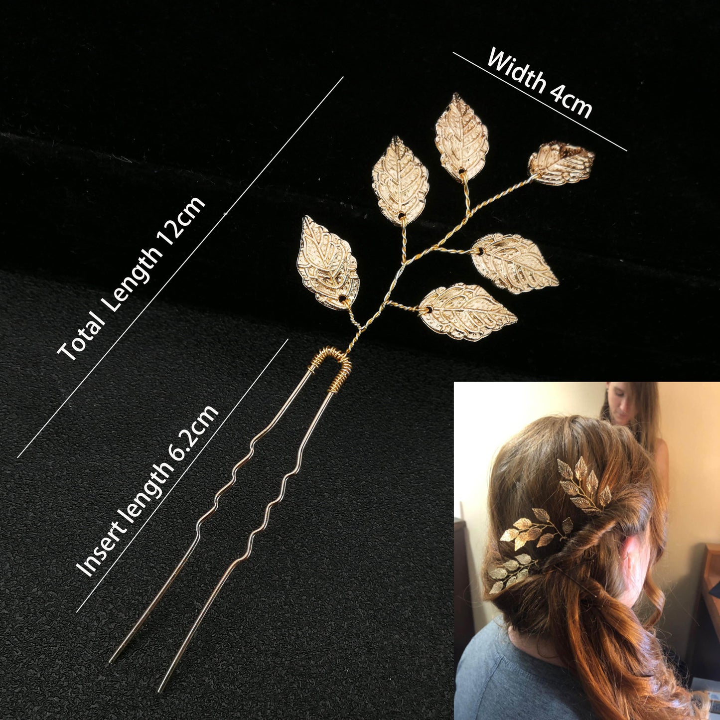 Women U-shaped Pin Metal Barrette Clip Hairpins Simulated Pearl Bridal Tiara Hair Accessories Wedding Hairstyle Design Tools - Orchid Unique
