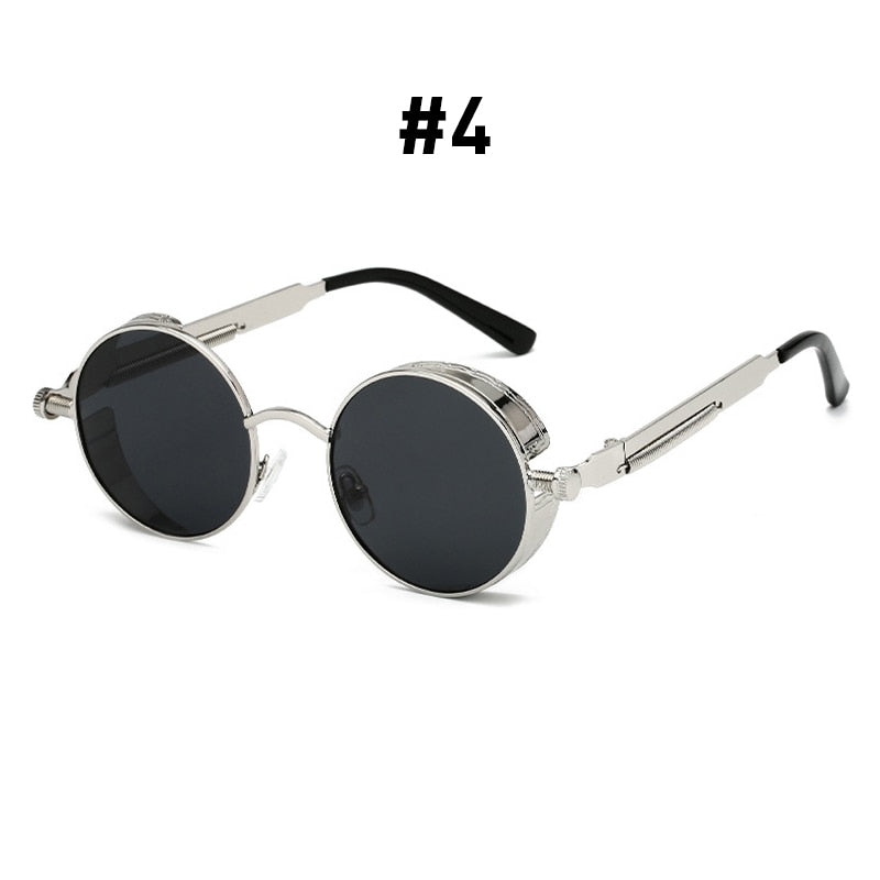 Vintage Steampunk Red Sunglasses - Orchid Unique