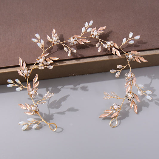 Pearl Rhinestone  Headband - Orchid Unique