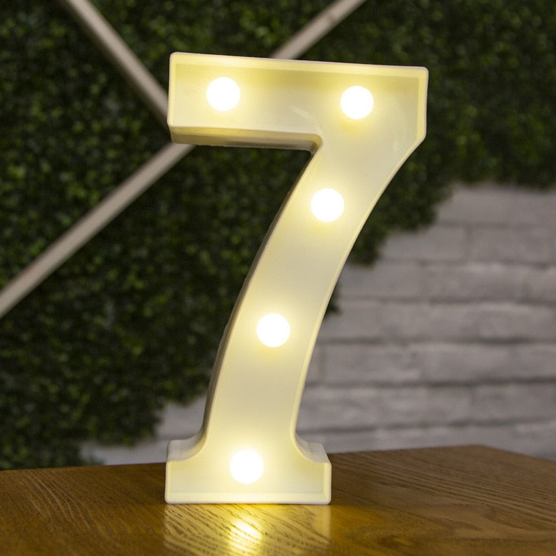 Luxury Alphabet Letter LED Lights - Orchid Unique