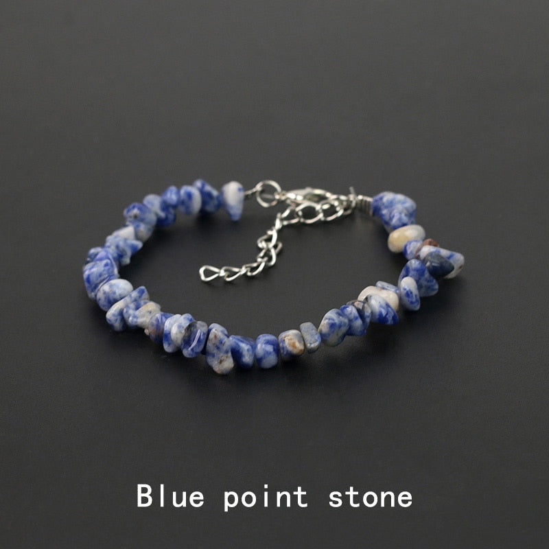 Irregular Energy Stone Bracelet - Orchid Unique