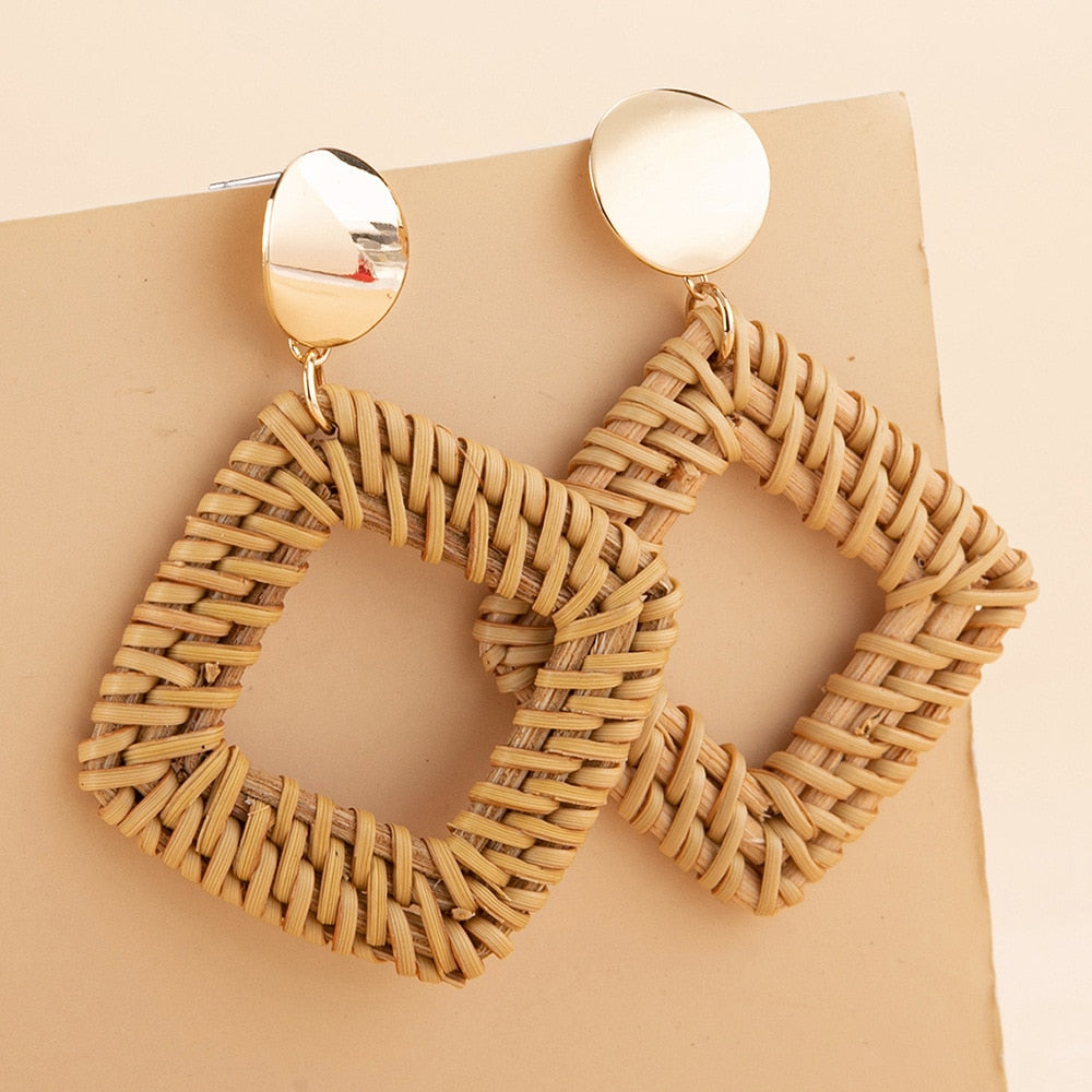 Fashion Handmade Tassel Pendant Earrings - Orchid Unique