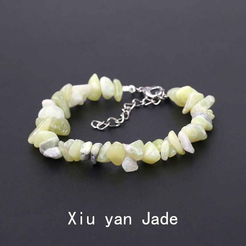 Irregular Energy Stone Bracelet - Orchid Unique