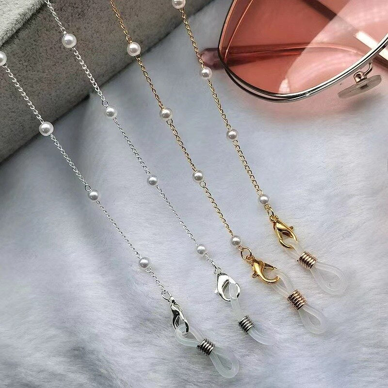 Pearl Glasses Chain - Orchid Unique
