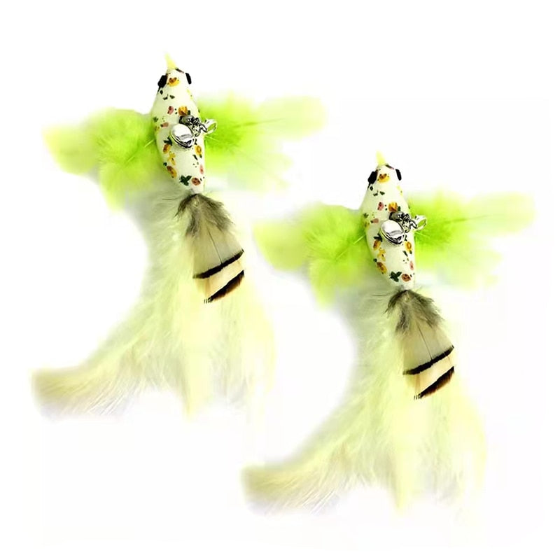 Simulation Bird Interactive Funny Stick Toy - Orchid Unique