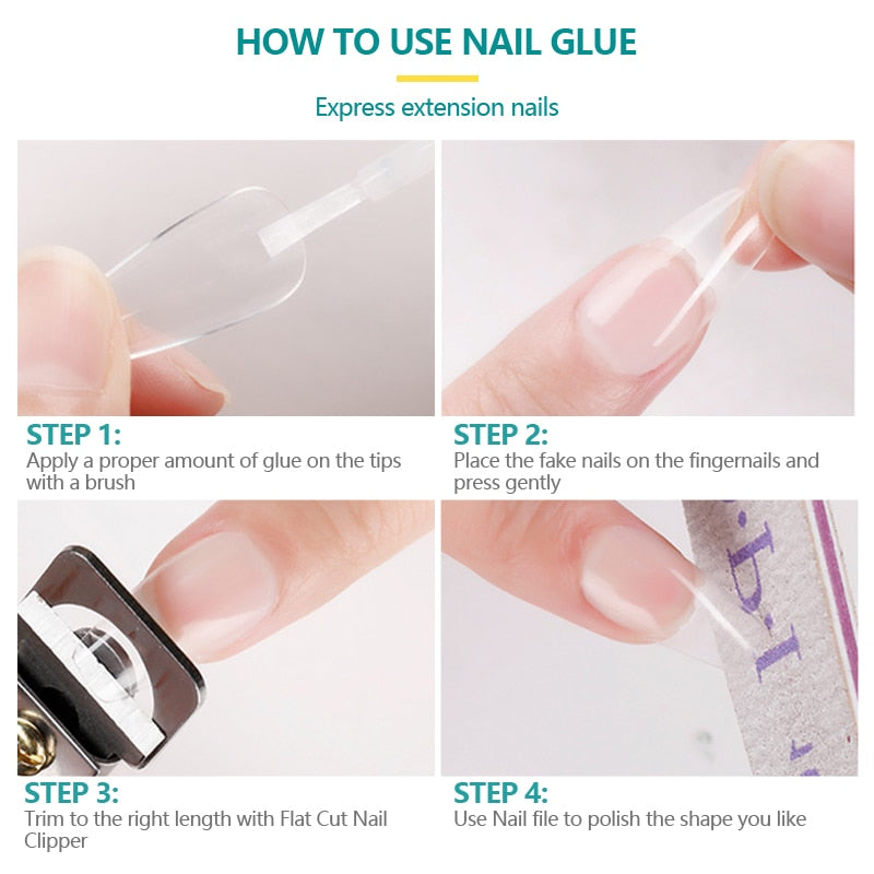 Nail Glue for False Tips - Orchid Unique