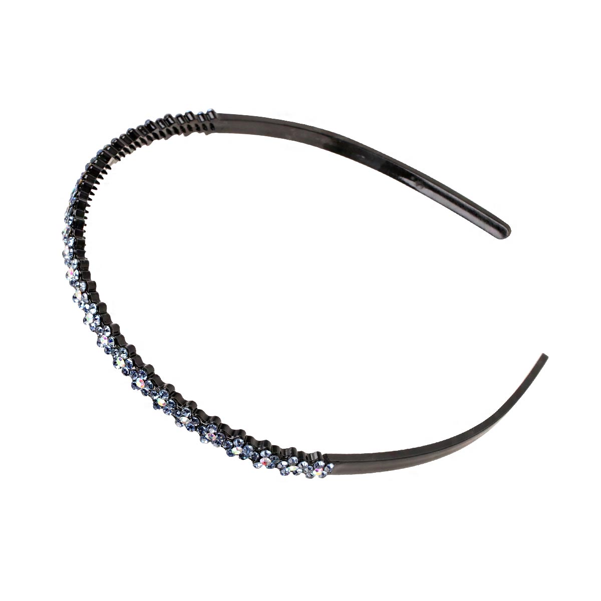 Fashion Pearl Non-Slip Rhinestone Hairbands Elastic Flower Women Hair Hoop Bands Headband Bezel Girls Hair Accessories Headdress - Orchid Unique