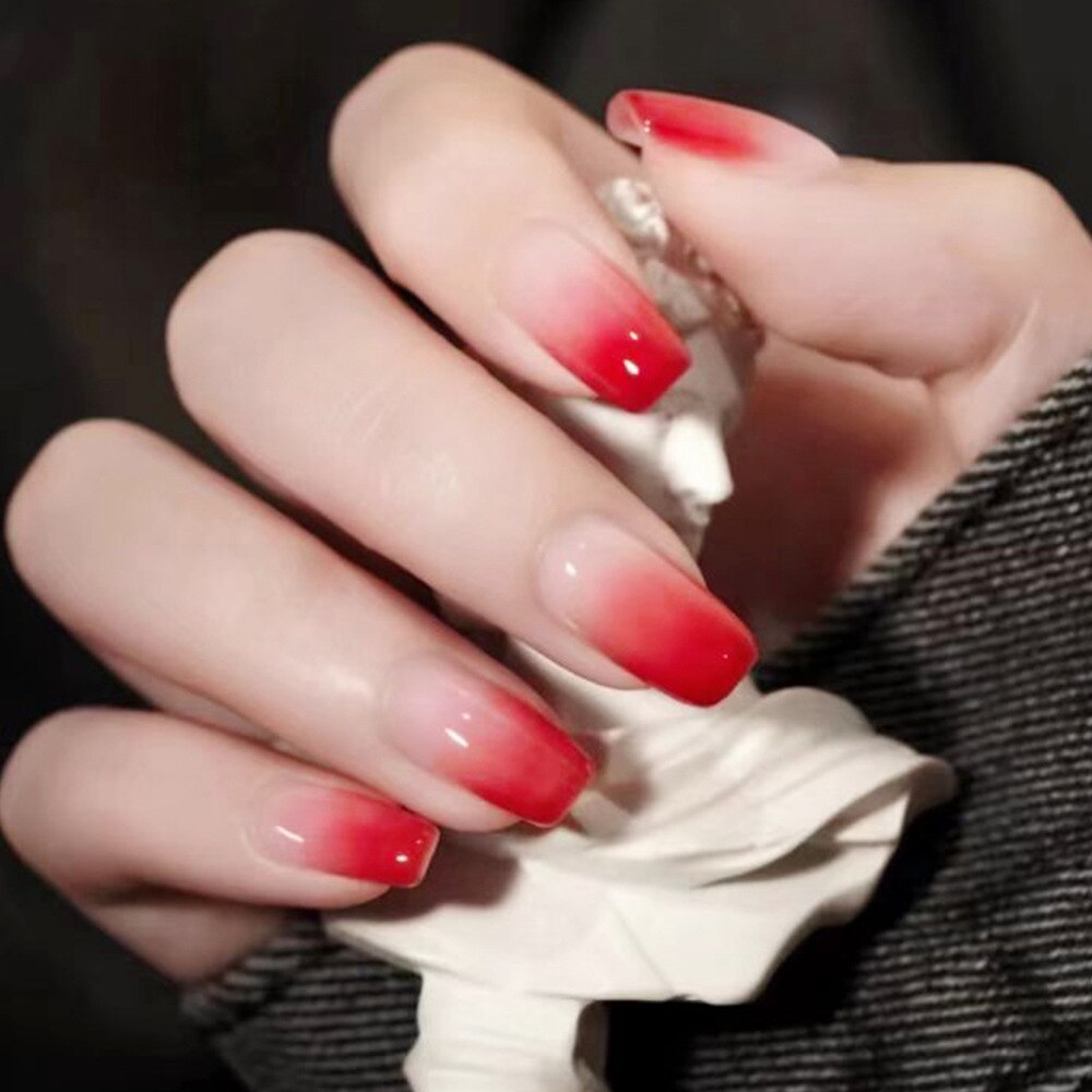 Light Color Solid Fake Nails - Orchid Unique