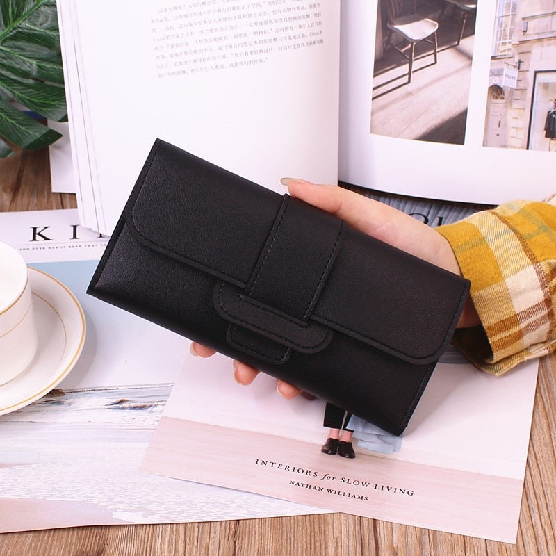 Long Hasp Fold-over Wallet - Orchid Unique