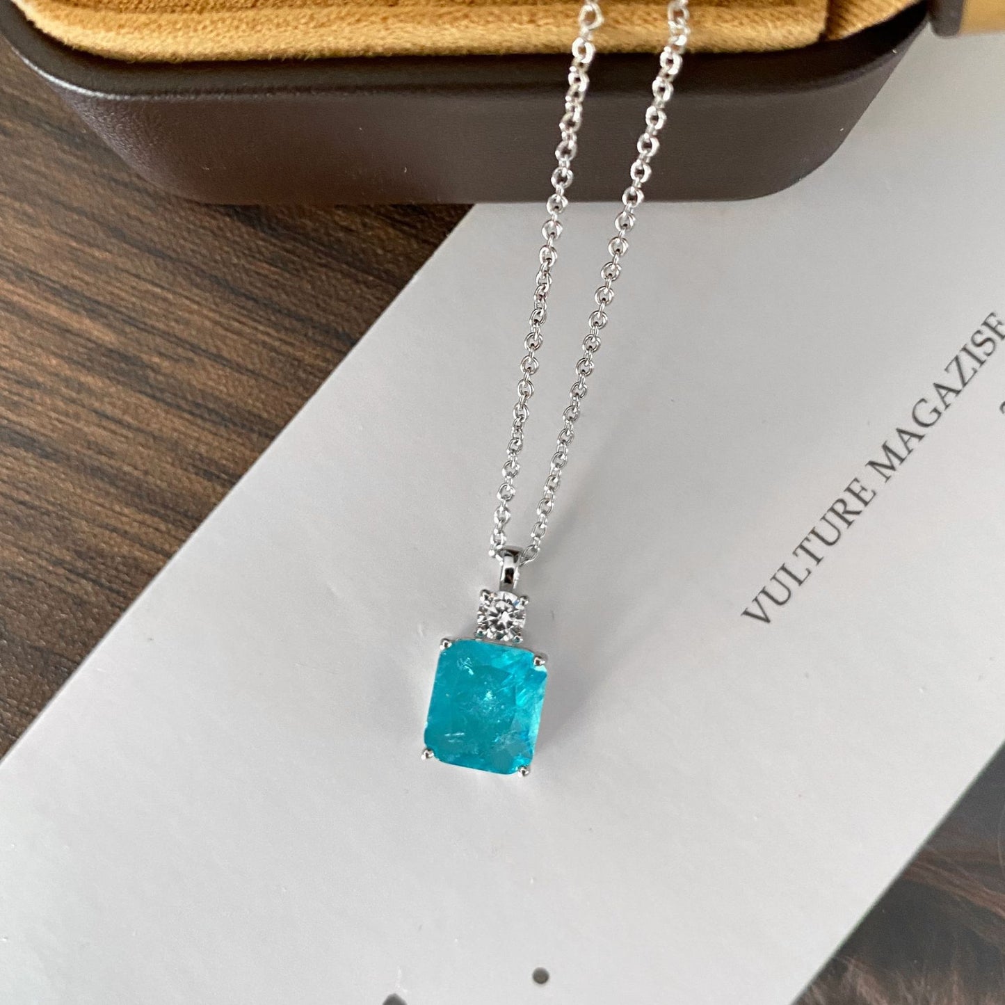 Tourmaline Gemstone Pendant Necklaces - Orchid Unique