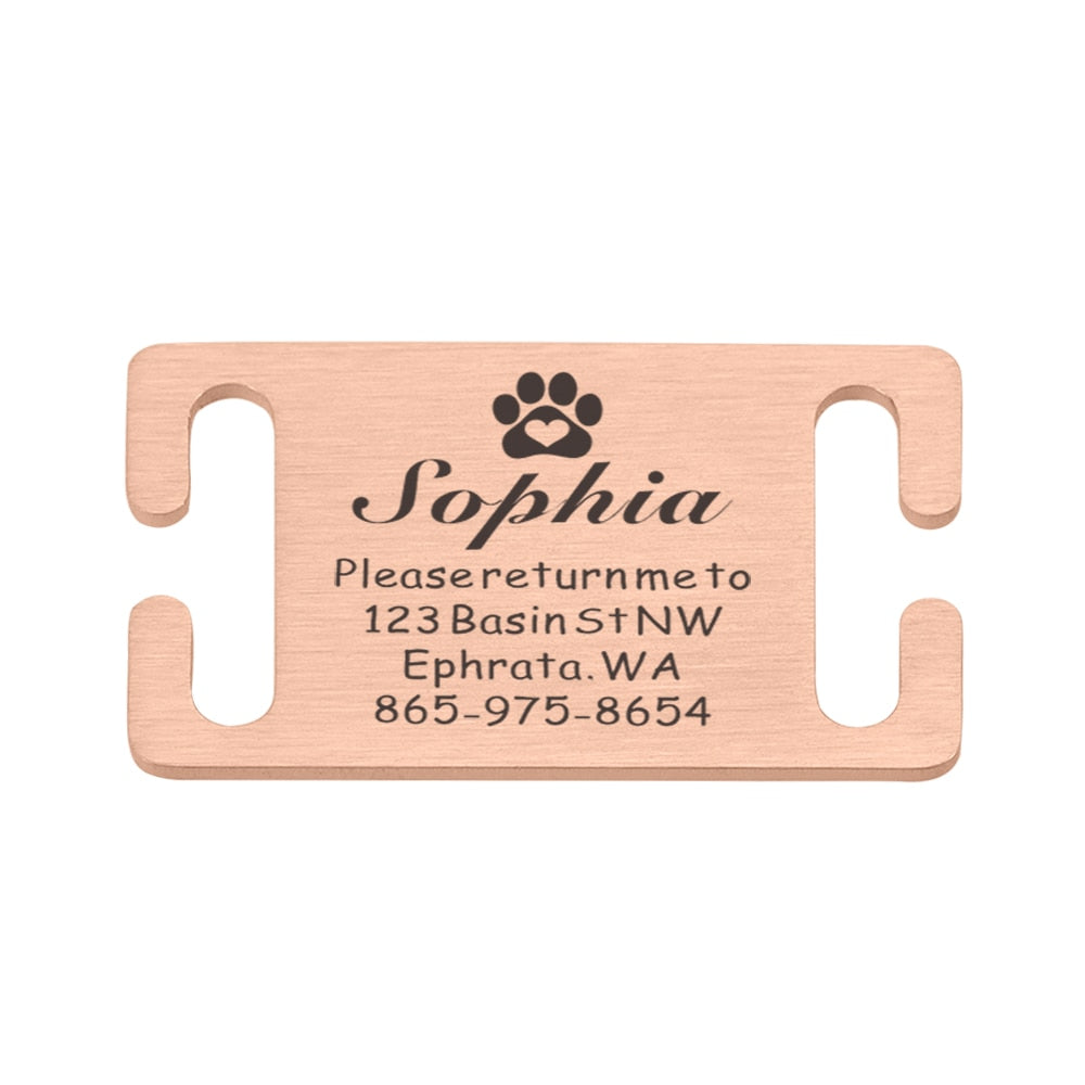 Customizable Dog Medal - Orchid Unique