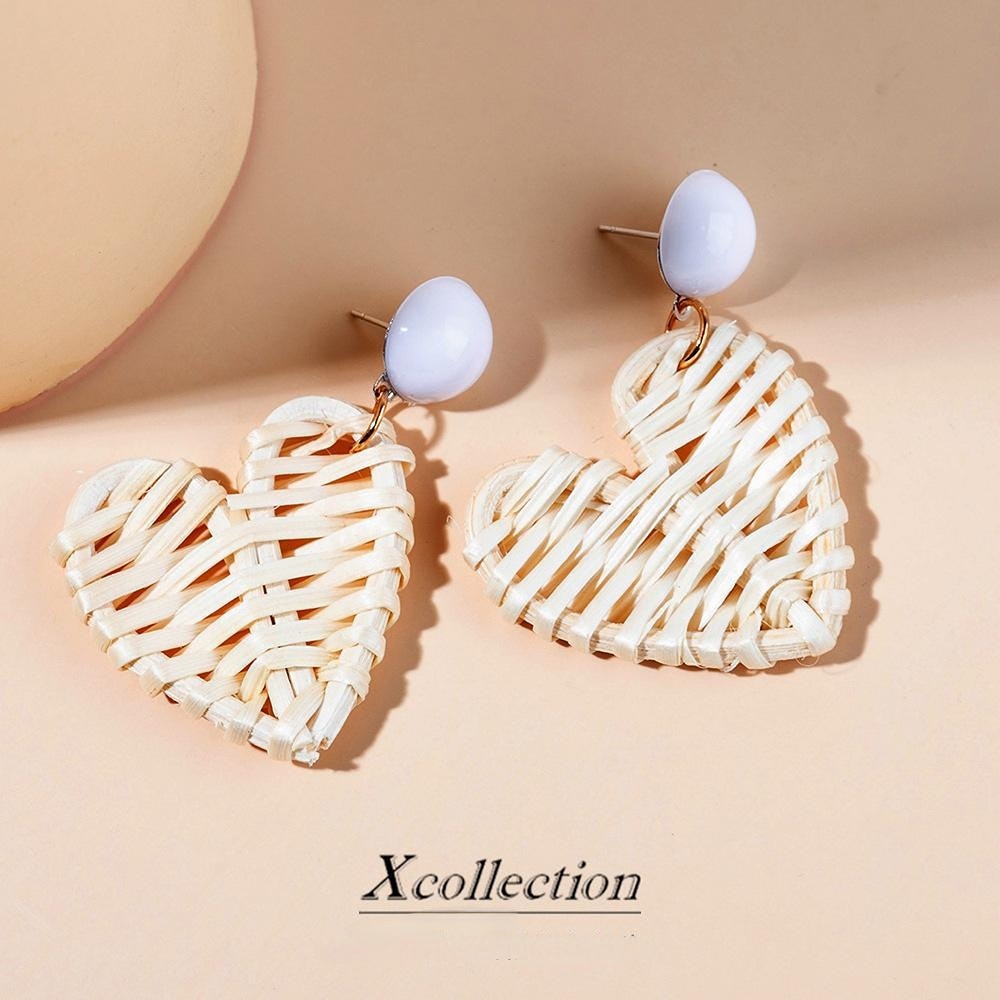 Fashion Handmade Tassel Pendant Earrings - Orchid Unique