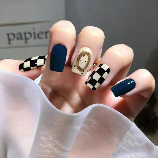 Cute Childlike Press on Nail Art - Orchid Unique
