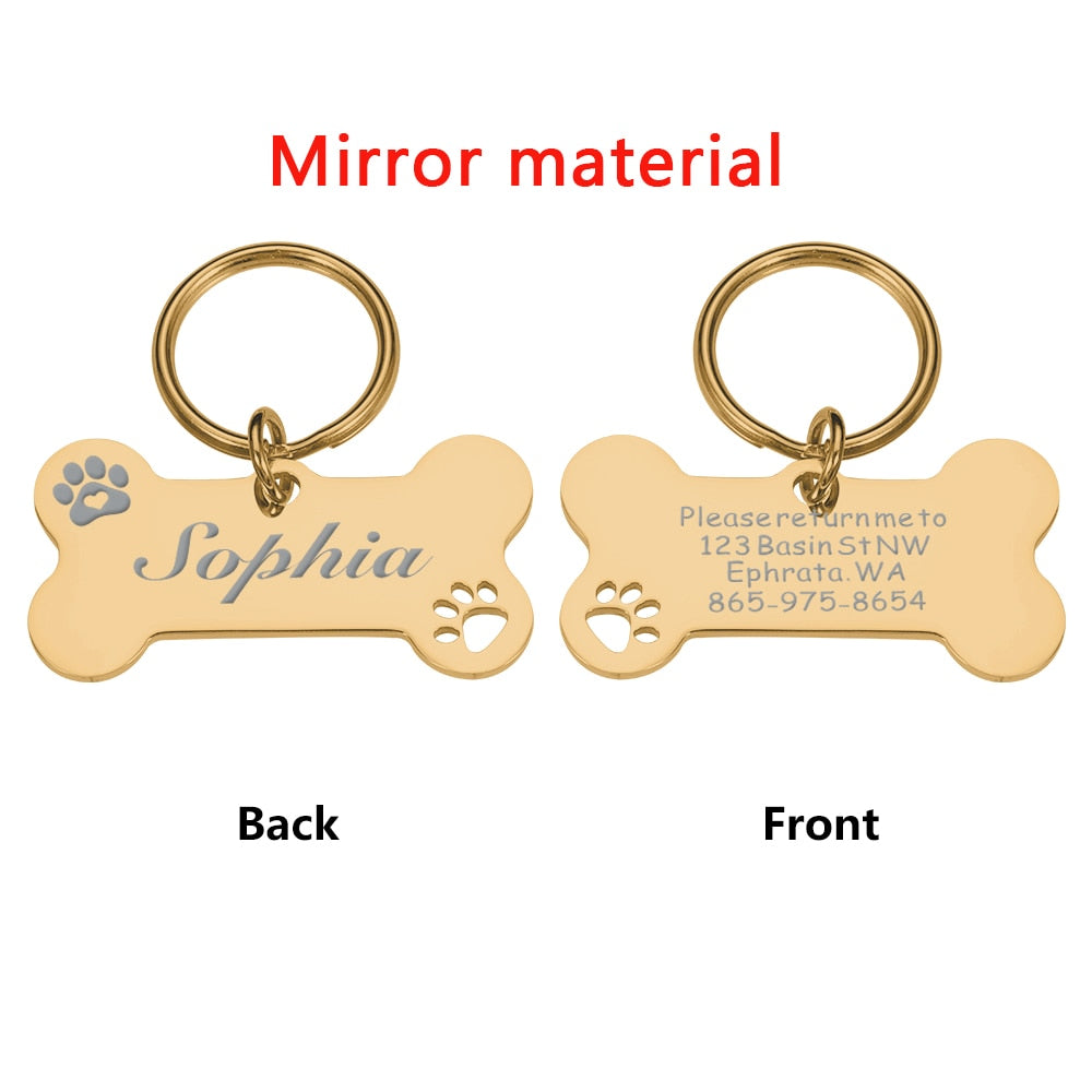 Customizable Dog Medal - Orchid Unique