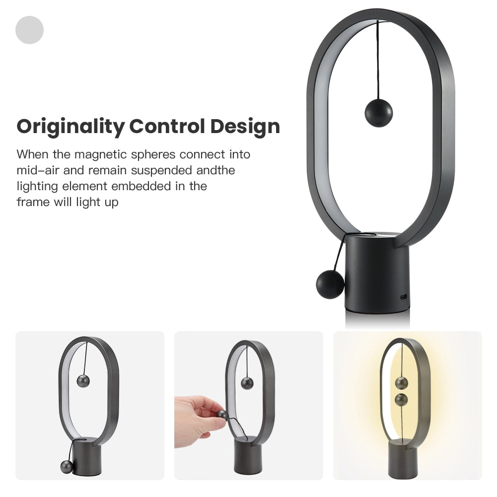Night Light Balance Lamp - Orchid Unique