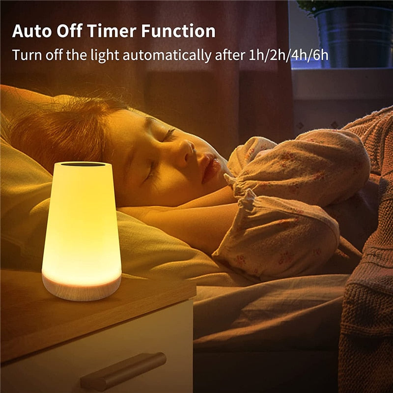 Table Sensor Control Colorful Lamp - Orchid Unique
