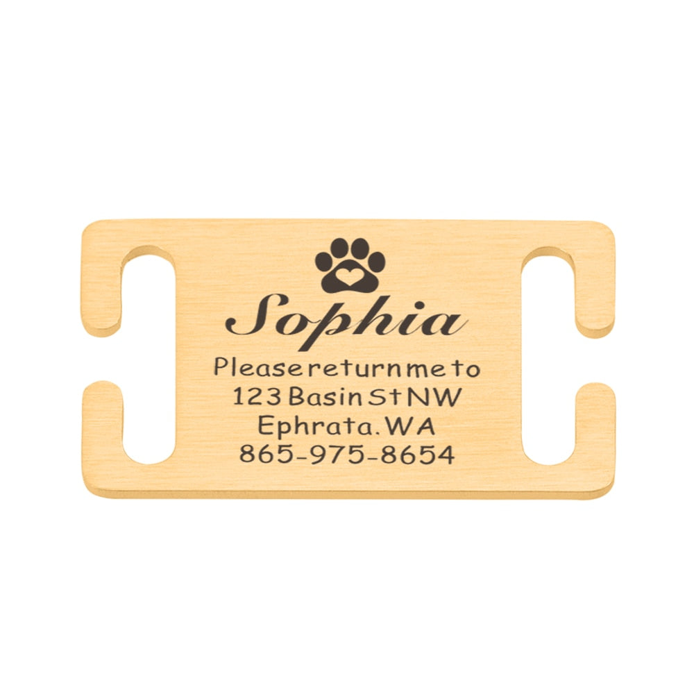 Customizable Dog Medal - Orchid Unique