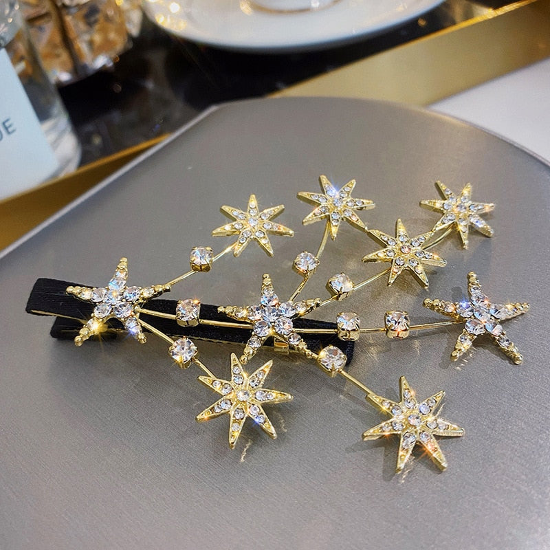 Women Hair Clip Buling Star Rhinestone - Orchid Unique SPECIFICATIONS Type: Hairpins Style: Fashion gold-sliver Women Hair Clip Buling Star Rhinestone SPECIFICATIONS Type: Hairpins Style: Fashion (Store description) 5 4 76721626 (Store description) 14:193#gold-14:29#sliver gold-sliver Orchid Hair Jewelry