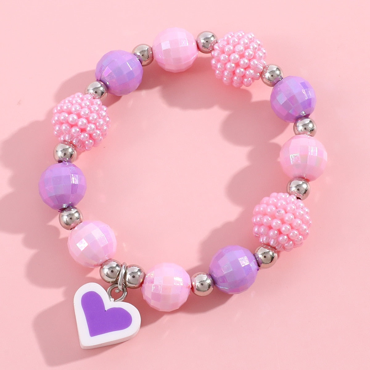 Cute beads Bracelet - Orchid Unique