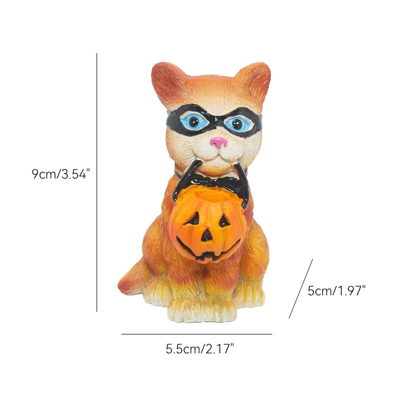 Kawaii Cute Magic Devil Black Cat For Desktop - Orchid Unique