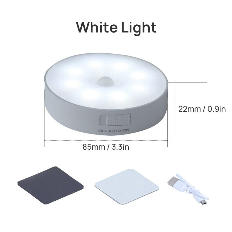 No Drilling / Aroadon Motion Sensor LED Night Light - Orchid Unique
