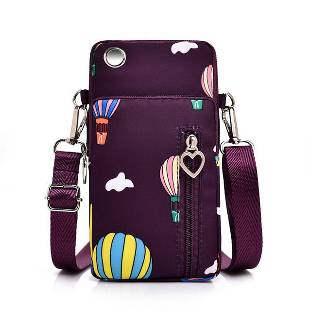 Universal Mobile Phone Bag and Case Wallet - Orchid Unique