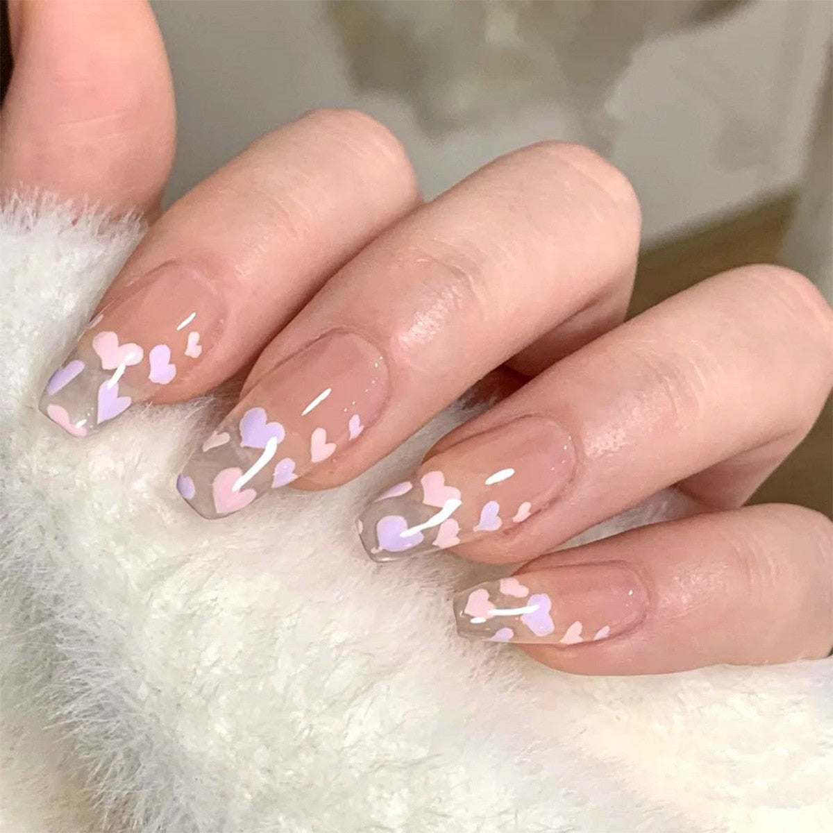 Charming Detachable Finished Fingernails - Orchid Unique