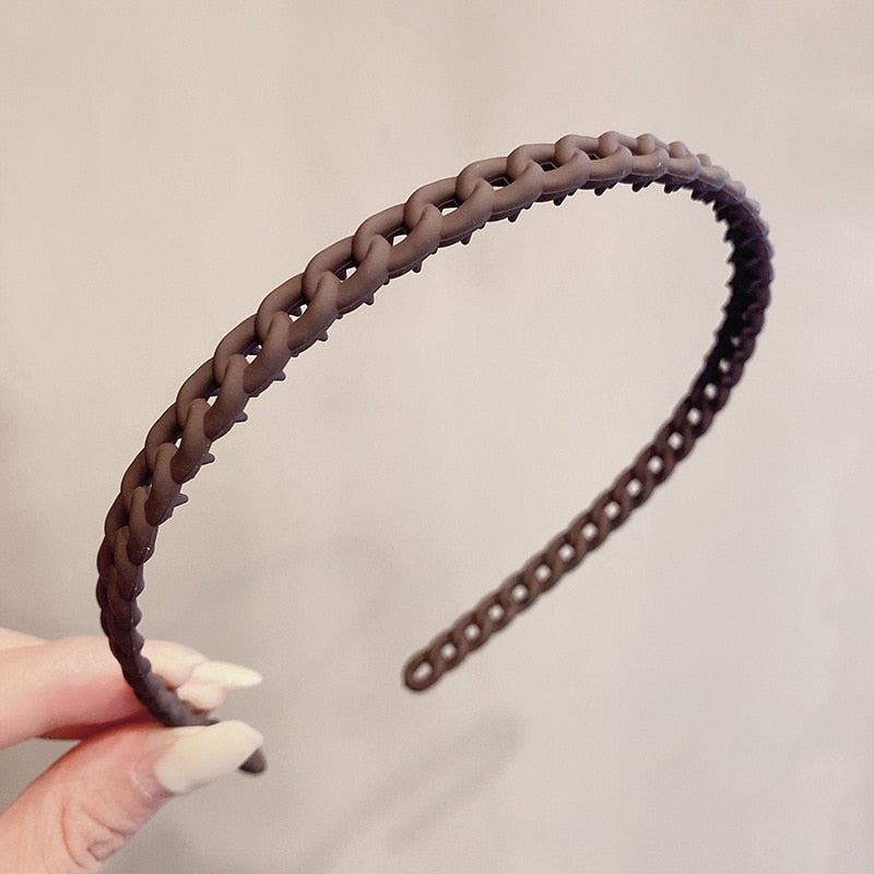 Wavy Hair Band - Orchid Unique