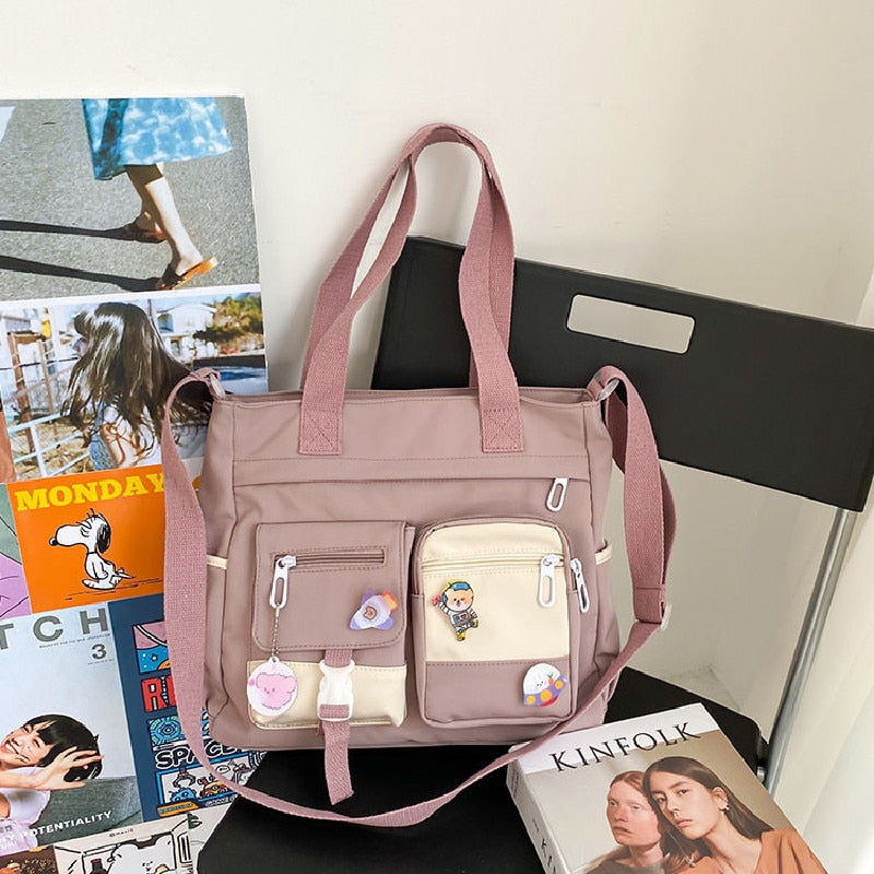 Waterproof Canvas Handbags - Orchid Unique