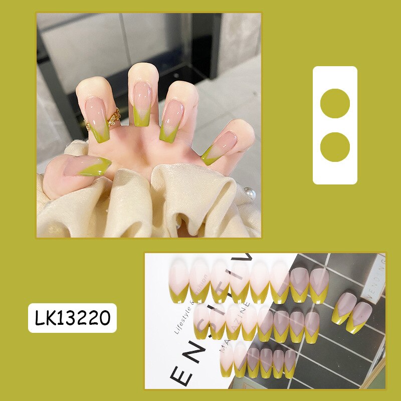 Cute Wearable Press On Nail Art - Orchid Unique
